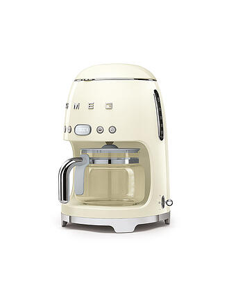 SMEG | Macchina da caffè filtro Stile retrò anni '50 Crema DCF02CREU