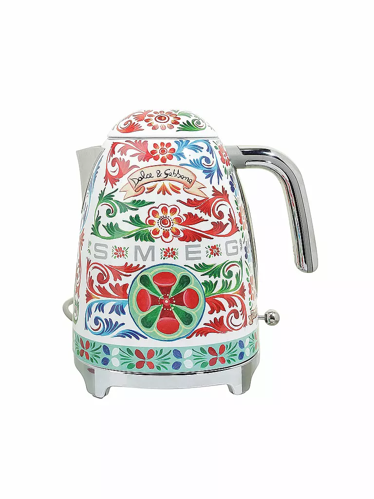 SMEG | Bollitore 1,7l "Dolce Gabbana" KLF03DG (Rosso/Decorato) | Multicolore