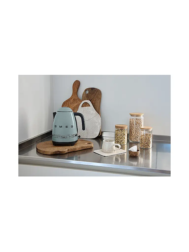 SMEG | Bollitore 1,7l PORSCHE X Shade Green | Grigio