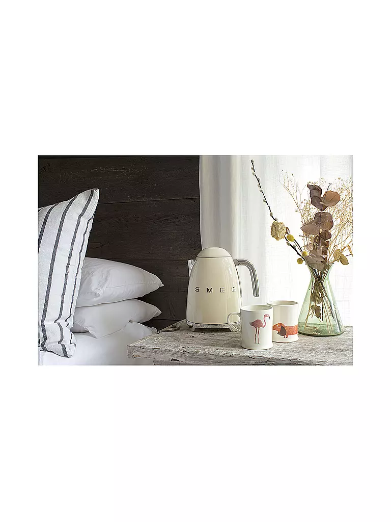 SMEG | Bollitore stile retrò anni '50 1,7 l crema KLF03CREU | 