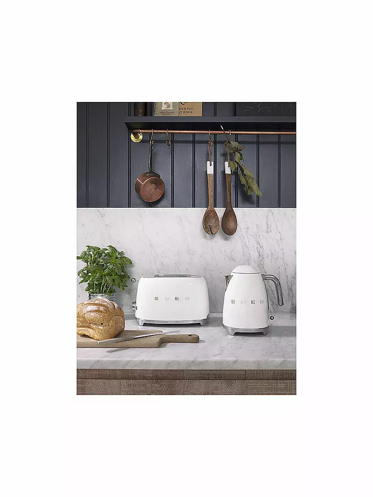 SMEG | Bollitore stile retrò anni '50 1,7 l crema KLF03CREU | 