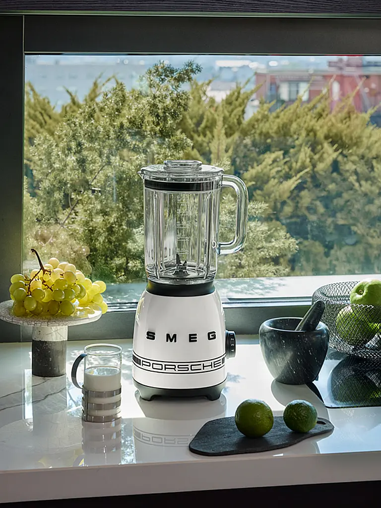 SMEG | Frullatore da tavolo 1,5 l PORSCHE X Carrar White | Bianco