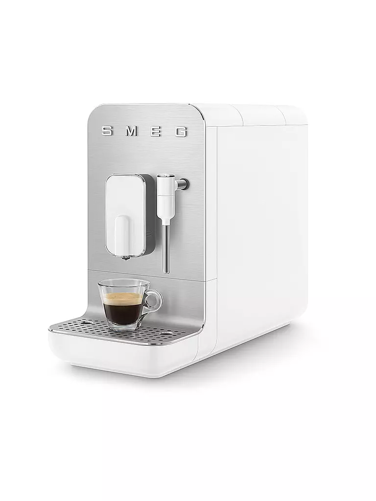 SMEG | Macchina da caffè automatica BCC12WHMEU Stile anni '50 Bianco / Opaco | Bianco