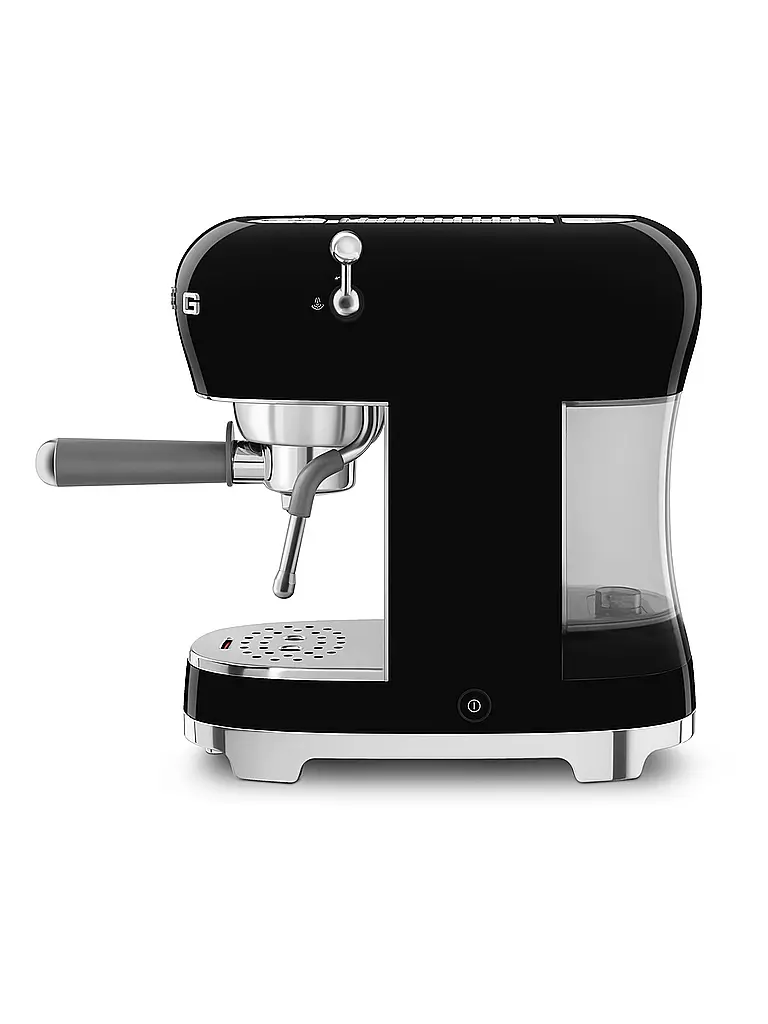 SMEG | Macchina da caffè espresso stile retrò anni '50 nera ECF02BLEU | 