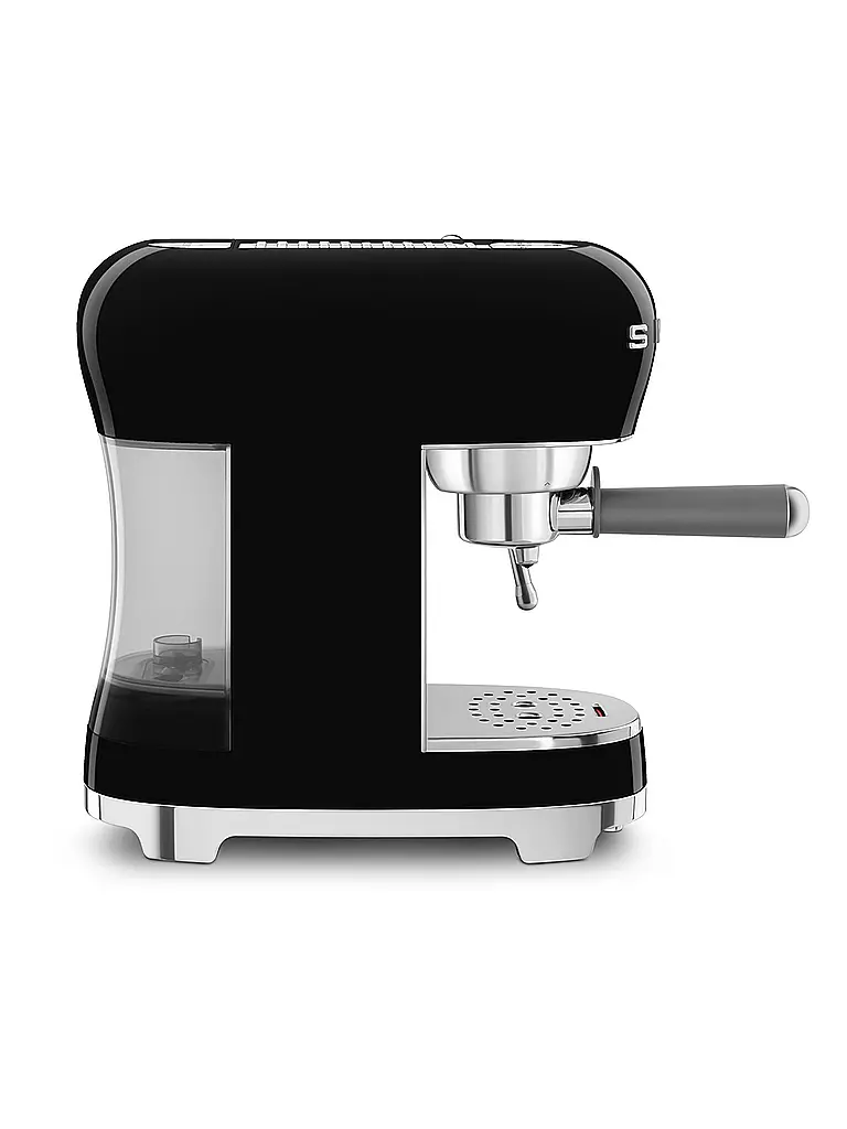 SMEG | Macchina da caffè espresso stile retrò anni '50 nera ECF02BLEU | 