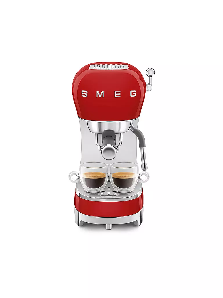 SMEG | Macchina da caffè espresso stile retrò anni '50 rossa ECF02BLEU | 