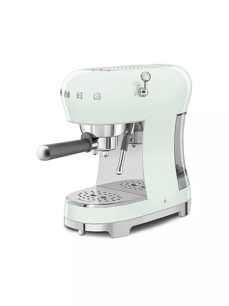 SMEG | Macchina da caffè espresso stile retrò anni '50 verde pastello ECF02PGEU | 