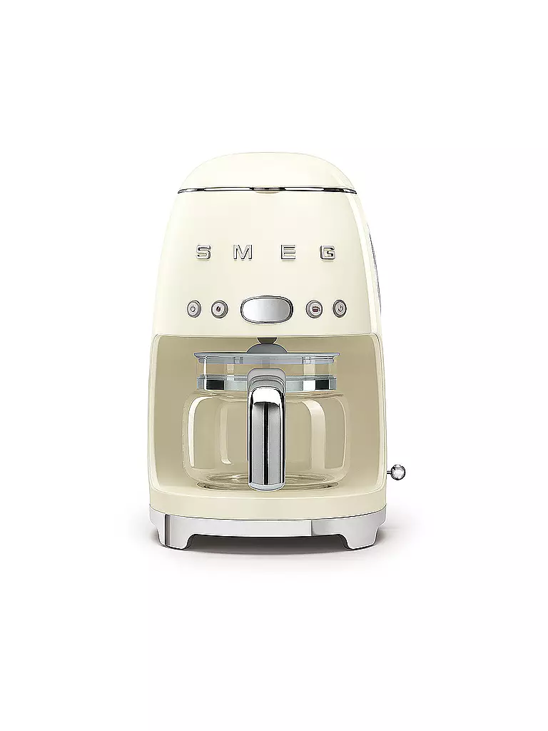 SMEG | Macchina da caffè filtro Stile retrò anni '50 Crema DCF02CREU | Crema
