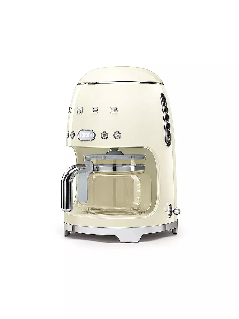 SMEG | Macchina da caffè filtro Stile retrò anni '50 Crema DCF02CREU | Crema