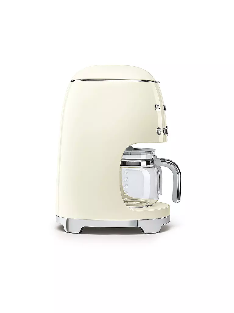 SMEG | Macchina da caffè filtro Stile retrò anni '50 Crema DCF02CREU | Crema