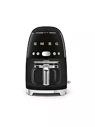 SMEG | Macchina da caffè filtro Stile retrò anni '50 Crema DCF02CREU | Nero