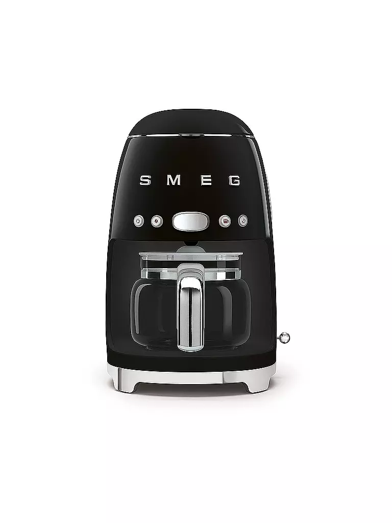 SMEG | Macchina da caffè filtro stile retrò anni '50 Nera DCF02BLEU | Nero