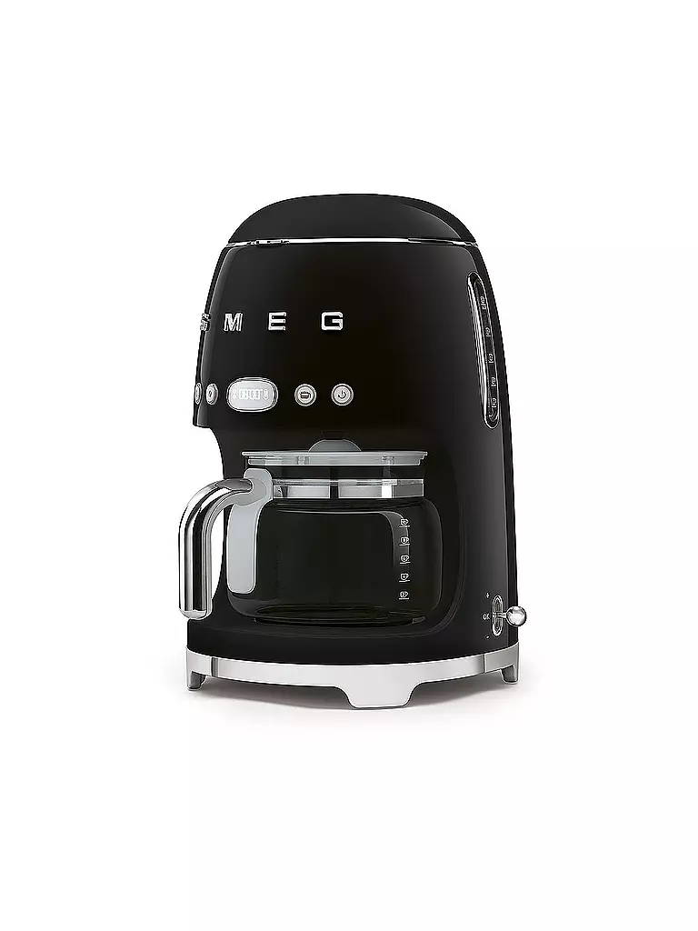 SMEG | Macchina da caffè filtro stile retrò anni '50 Nera DCF02BLEU | Nero