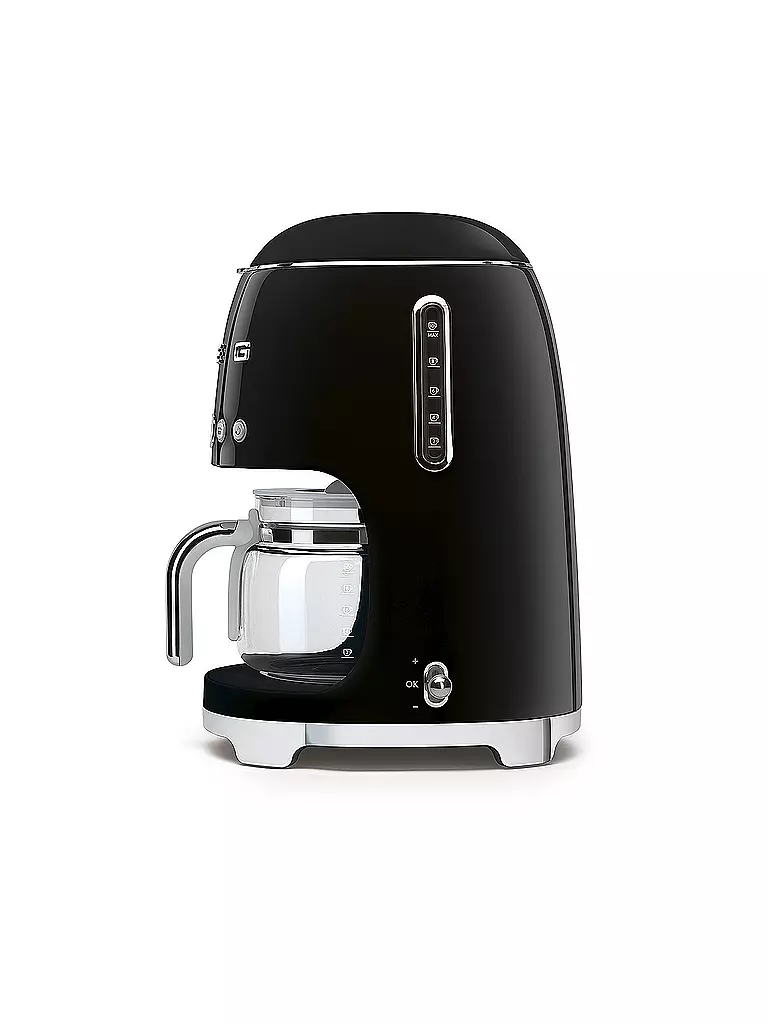SMEG | Macchina da caffè filtro stile retrò anni '50 Nera DCF02BLEU | 