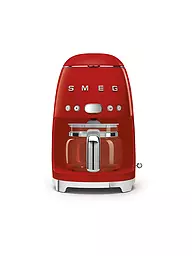 SMEG | Macchina da caffè filtro Stile retrò anni '50 Crema DCF02CREU | Rosso