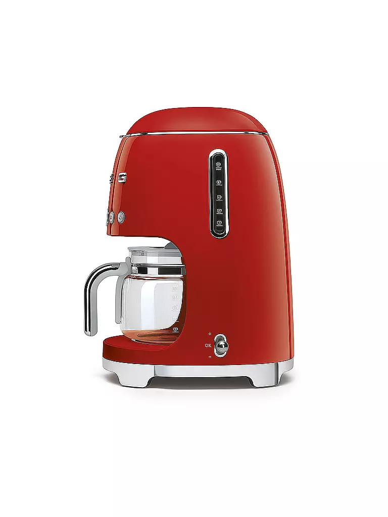 SMEG | Macchina da caffè filtro stile retrò anni '50 rossa DCF02RDEU | 