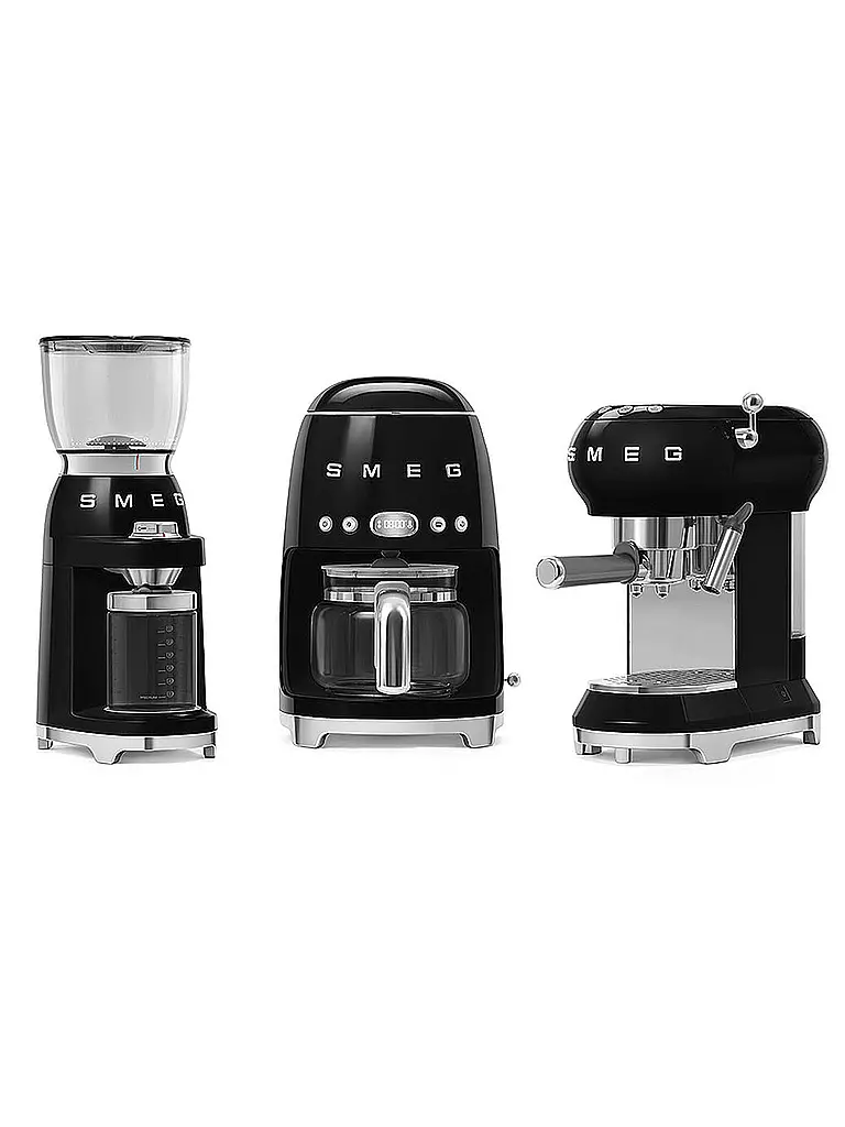 SMEG | Macinacaffè Anni 50 Retro Style Nero CGF01BLEU | 