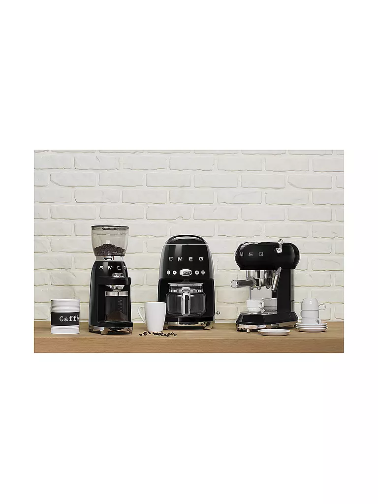 SMEG | Macinacaffè Anni 50 Retro Style Nero CGF01BLEU | 