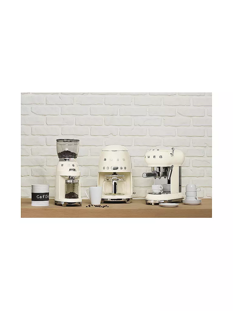 SMEG | Macinacaffè Anni 50 Retro Style Panna CGF01CREU | 