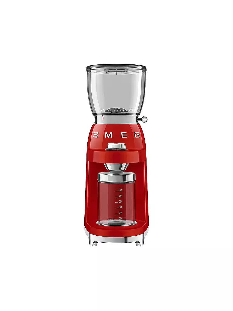 SMEG | Macinacaffè stile retrò anni '50 Rosso CGF01RDEU | Rosso