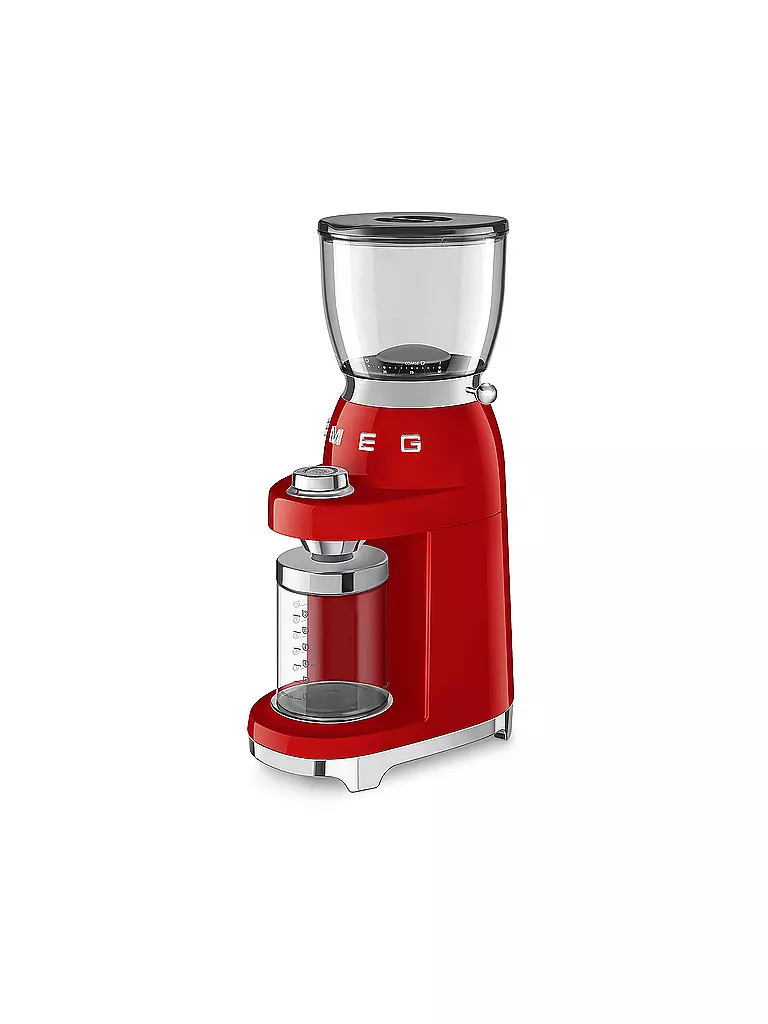 SMEG | Macinacaffè stile retrò anni '50 Rosso CGF01RDEU | Rosso