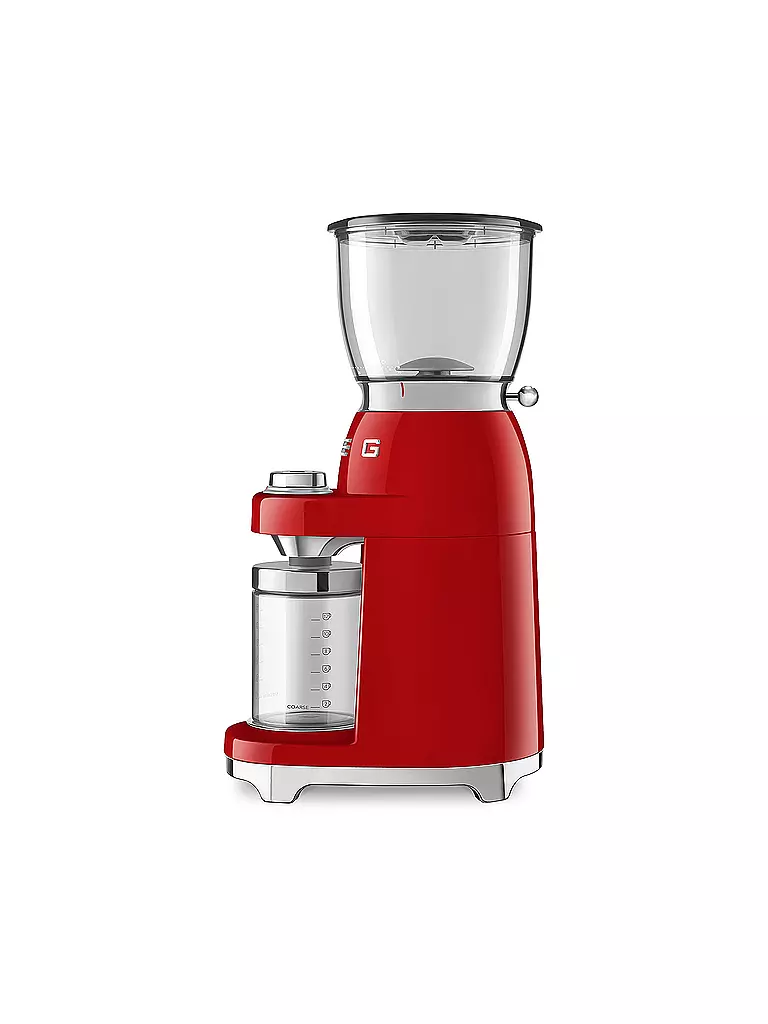 SMEG | Macinacaffè stile retrò anni '50 Rosso CGF01RDEU | 