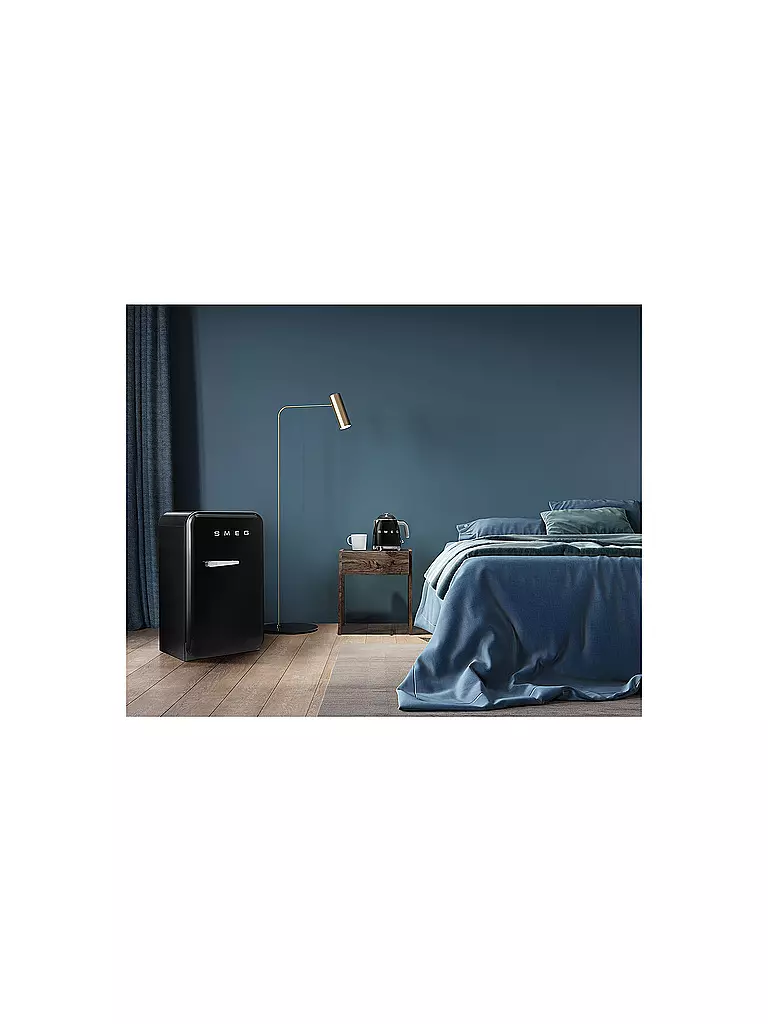 SMEG | Mini bollitore 0,8l Stile retrò anni '50 Nero KLF05BLEU | 