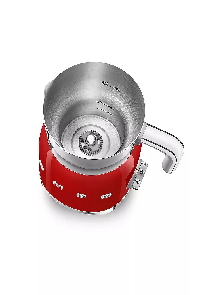 SMEG | Montalatte Rosso MFF01RDEU Stile retrò anni '50 | 