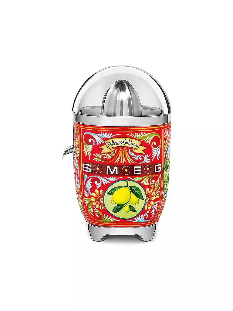 SMEG | Spremiagrumi "Dolce Gabbana" CJF01DG (Rosso/Decoro) | Multicolore
