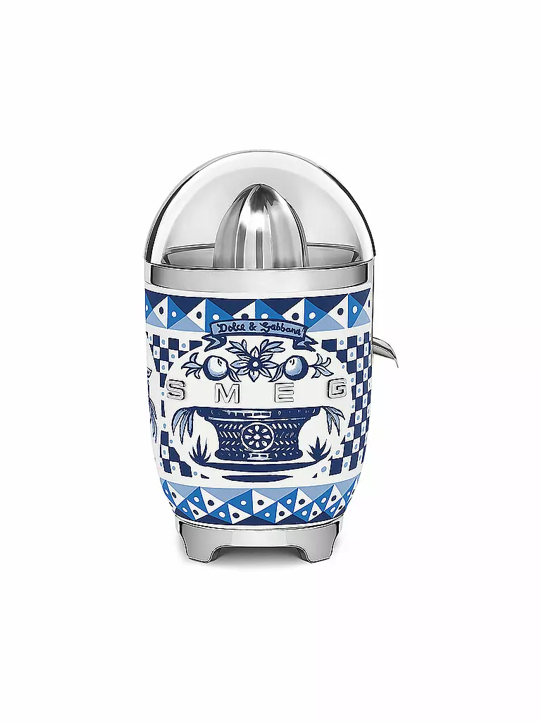SMEG | Spremiagrumi 700Watt Dolce & Gabbana CJF01DGBEU Blu Mediterraneo | 