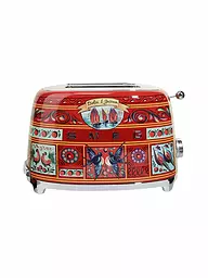 SMEG | Tostapane (2 fette) "Dolce Gabbana" TSF01DG (Rosso/Decorato) | Multicolore