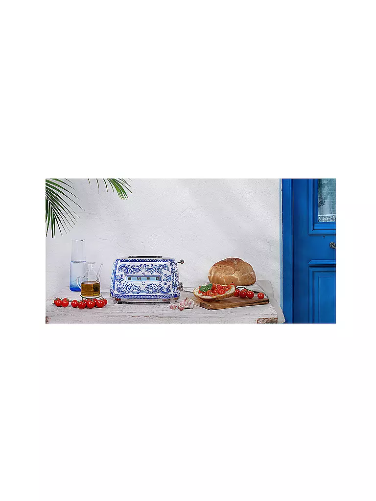 SMEG | Tostapane 2 fette Dolce & Gabbana TSF01DGBEU Blu Mediterraneo | 