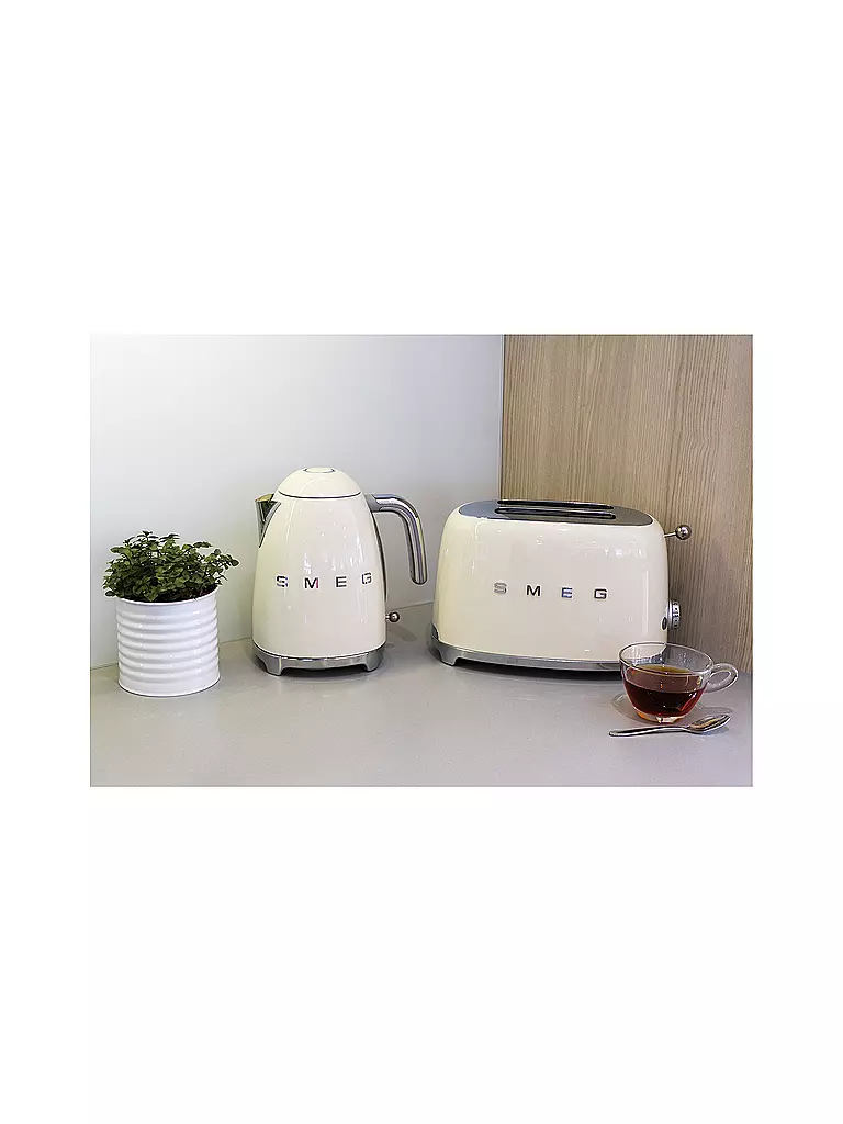 SMEG | Tostapane a 2 fessure Stile retrò anni '50 Crema TSF01CREU | 