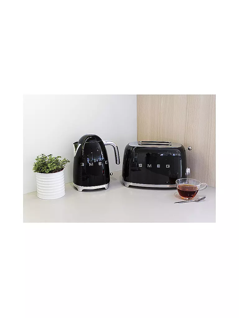 SMEG | Tostapane a 2 fessure Stile retrò anni '50 Nero TSF01BLEU | 