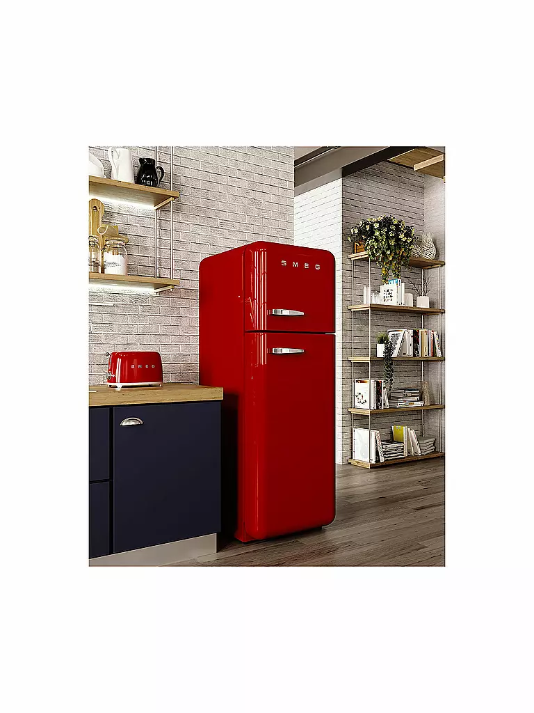 SMEG | Tostapane a 2 fessure Stile retrò anni '50 Rosso TSF01RDEU | 