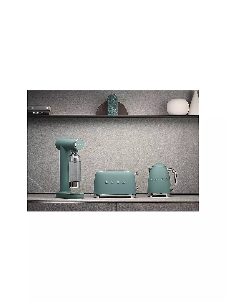 SMEG | Wassersprudler Soda-Stream 1L Emerald-Green  | Verde
