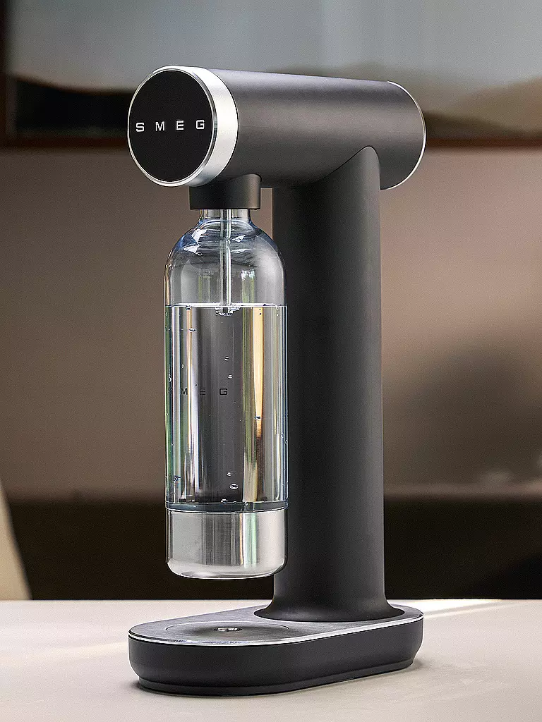 SMEG | Wassersprudler Soda-Stream 1L Schwarz/Matt | Nero