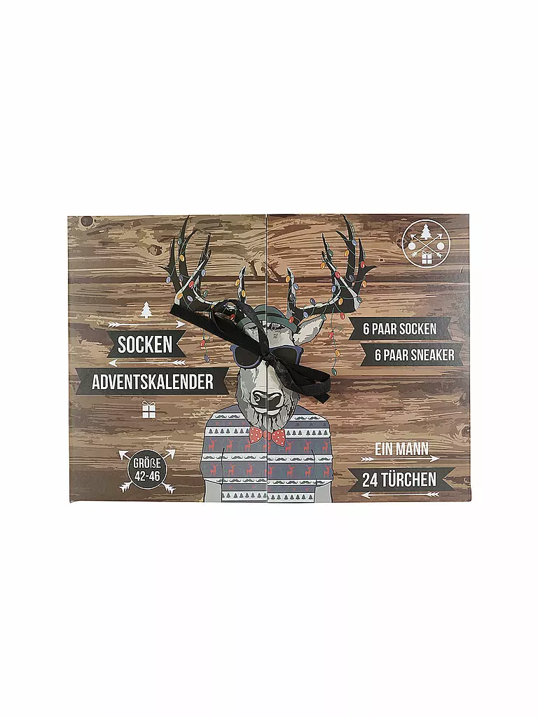SOCKSWEAR | Calendario dell'Avvento da uomo con calzini colorati | Multicolore