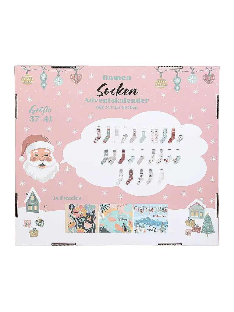 SOCKSWEAR | Calendario dell'Avvento di calze PREMIUM multicolore | Multicolore