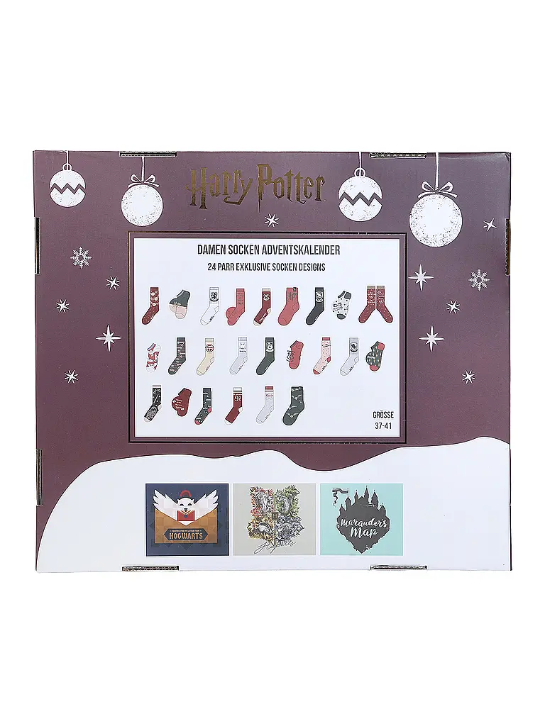 SOCKSWEAR | Socken Adventkalender HARRY POTTER bunt | Multicolore