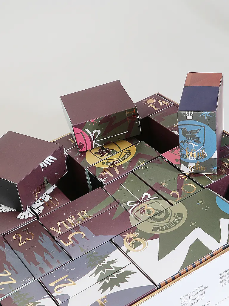 SOCKSWEAR | Socken Adventkalender HARRY POTTER bunt | Multicolore