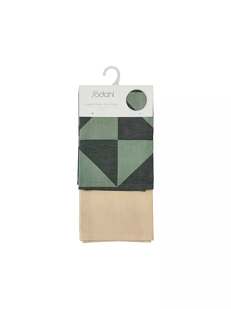 SOEDAHL | Set di 2 strofinacci da cucina 50x70 cm TWIST Warm Taupe | 