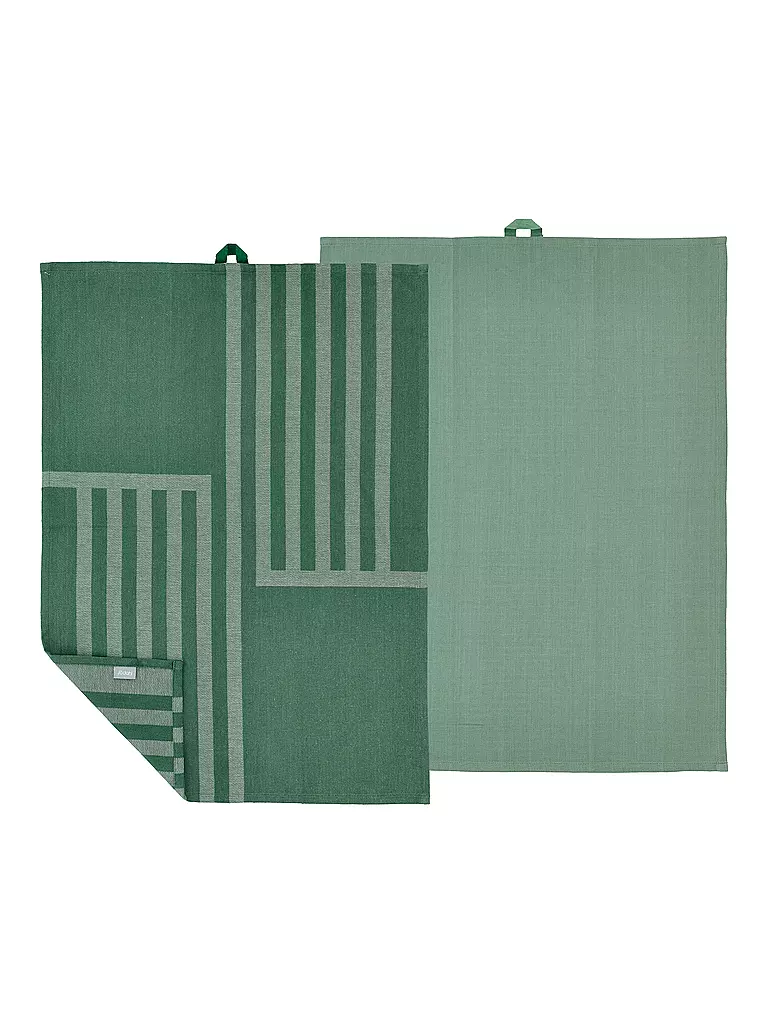 SOEDAHL | Set di strofinacci 2 pz REFLECTION Verde Pino | Verde scuro