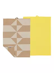 SOEDAHL | Set di strofinacci 2 pz. 50x70cm TWIST Warm Taupe | Marrone chiaro