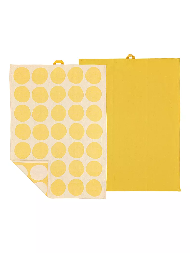 SOEDAHL | Set di strofinacci 2 pz. BUBBLES Giallo | Giallo