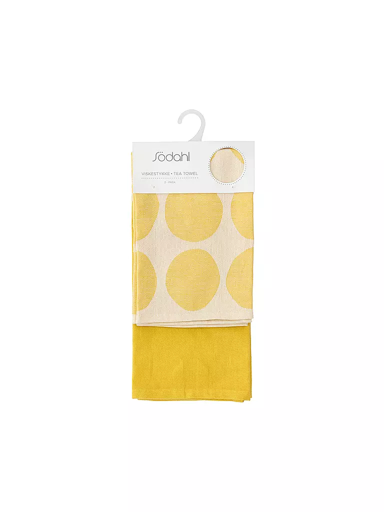 SOEDAHL | Set di strofinacci 2 pz. BUBBLES Giallo | 