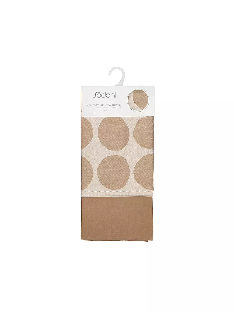 SOEDAHL | Set di strofinacci 2 pz. BUBBLES Warm Taupe | 