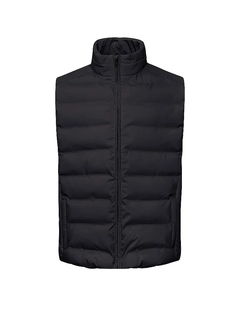 SOLID | Gilet trapuntato MILAS | Nero