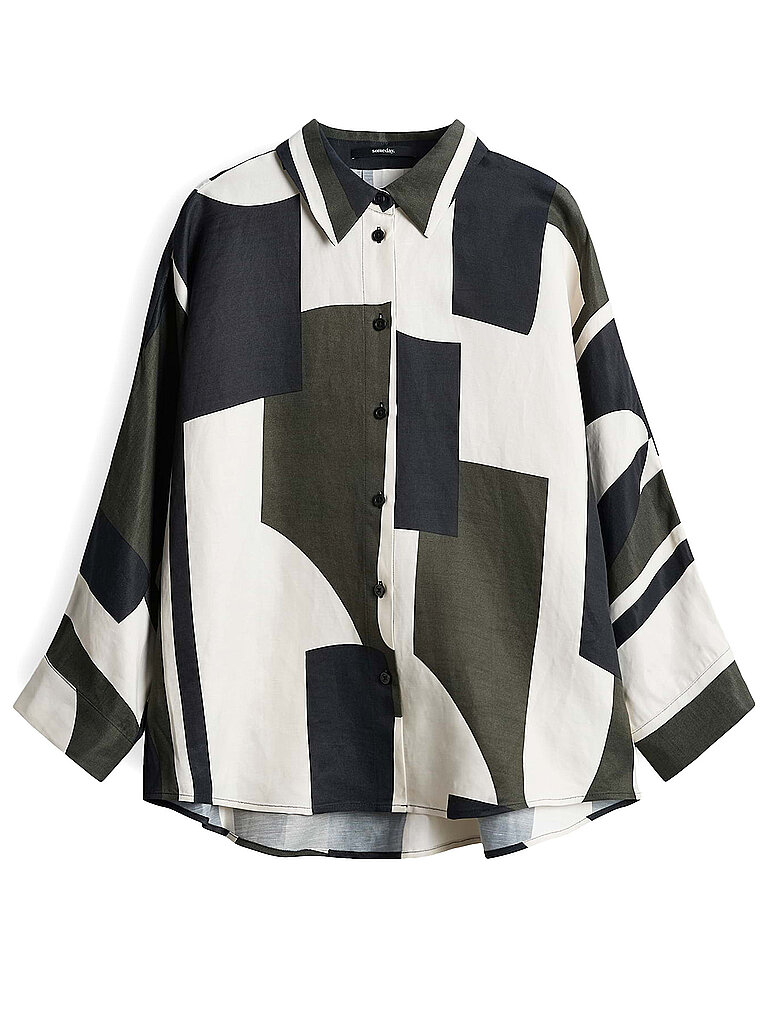 Camicia-blusa ZAMILA verde scuro 42