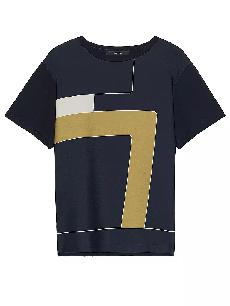 SOMEDAY | Blusenshirt KIRLINA PRINT | Blu scuro
